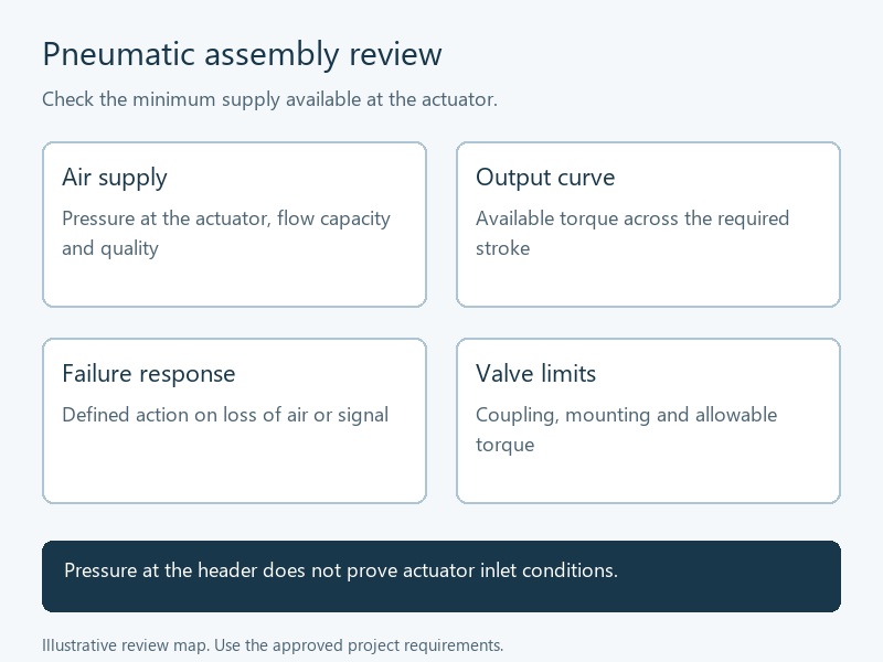 Review map for pneumatic triple eccentric butterfly valve