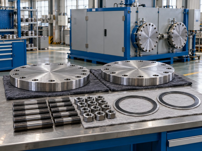 Offline inspection equipment prepared for a controlled test