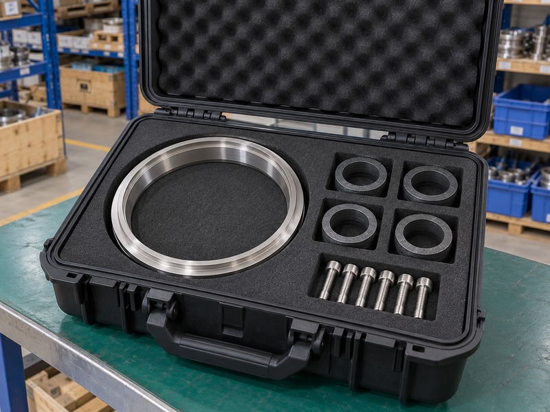 Protected seal components organized for spare-parts control