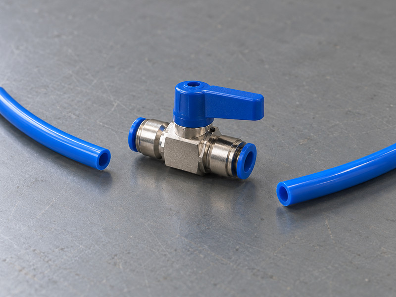 single acting and double acting butterfly valve: Air isolation valve and disconnected air tubes