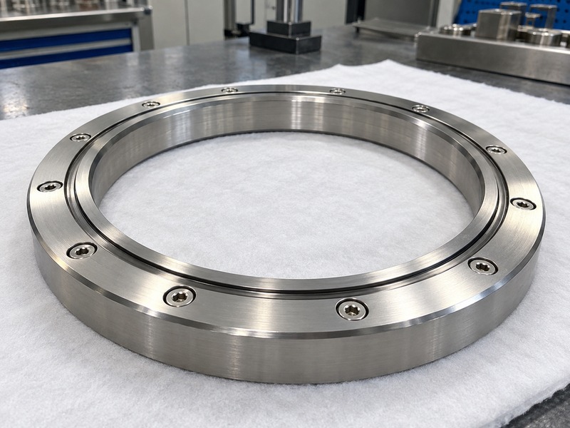 Metal seal-ring contact surface ready for inspection