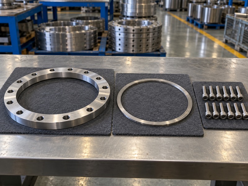 Seal-ring retaining components laid out independently