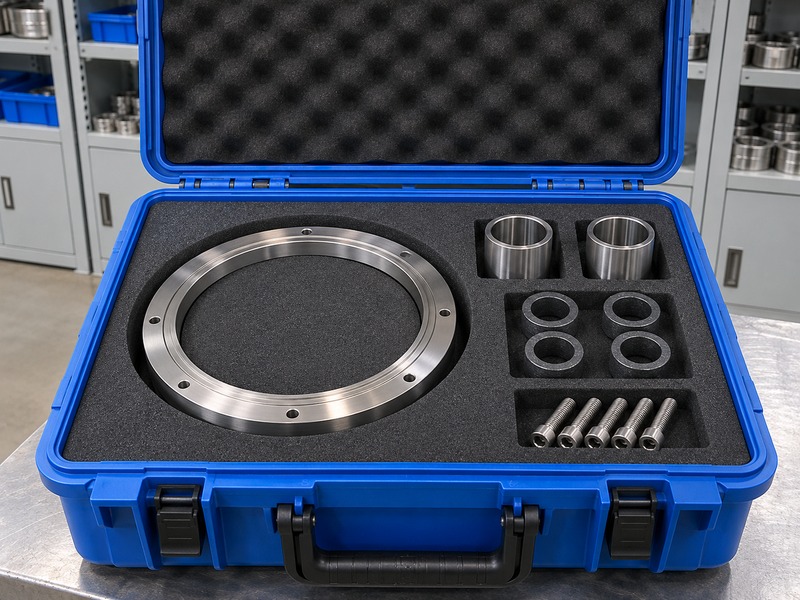 Protected seal components organized for controlled replacement