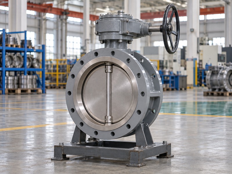 Metal-seated butterfly valve assembly prepared for an application comparison