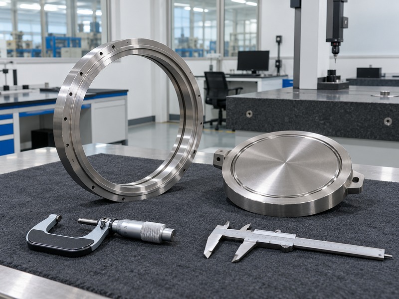 Protected metal components and inspection tools prepared for condition review