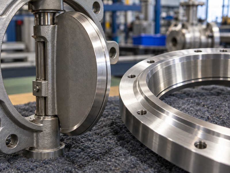 triple offset butterfly valve manufacturers: disc edge and separate metal seat for sealing-surface review.