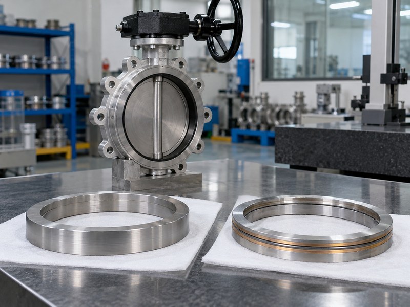 triple offset butterfly valve manufacturers: two separate metal seat-ring constructions.