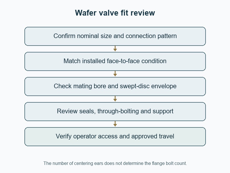Wafer valve fit review