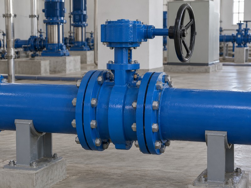 What is a butterfly valve used for? Clean-water pipe isolation